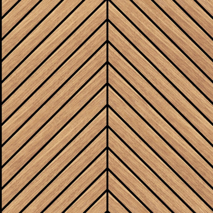 Hoopla Walls Chevron Slat Wallpaper