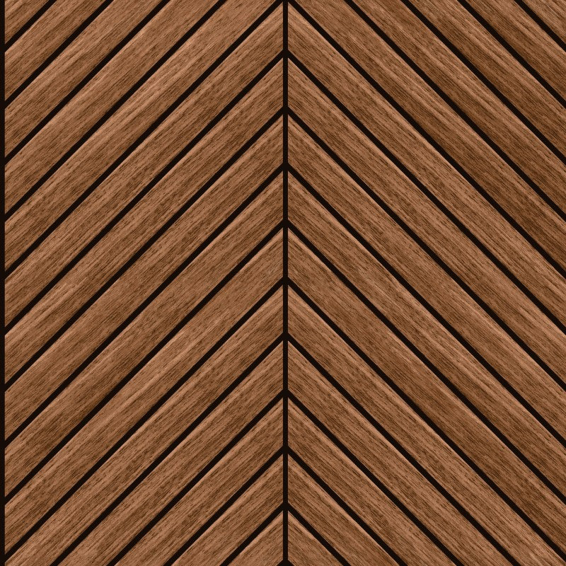 Hoopla Walls Chevron Slat Wallpaper