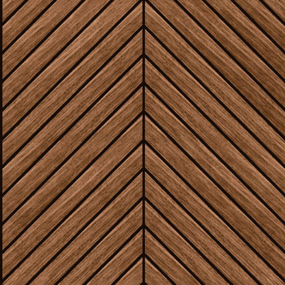 Hoopla Walls Chevron Slat Wallpaper