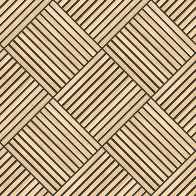 Hoopla Walls Diamond Slat Small Wallpaper
