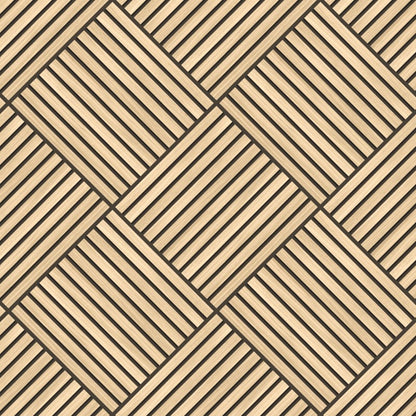 Hoopla Walls Diamond Slat Small Wallpaper