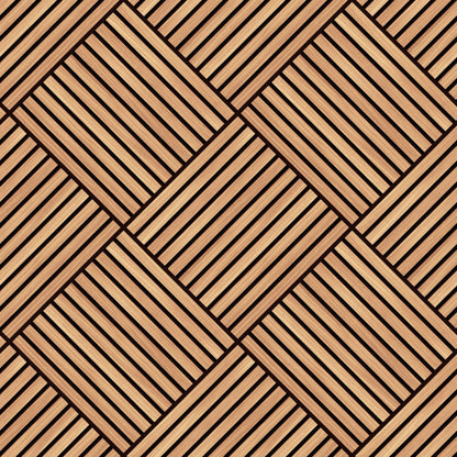 Hoopla Walls Diamond Slat Small Wallpaper