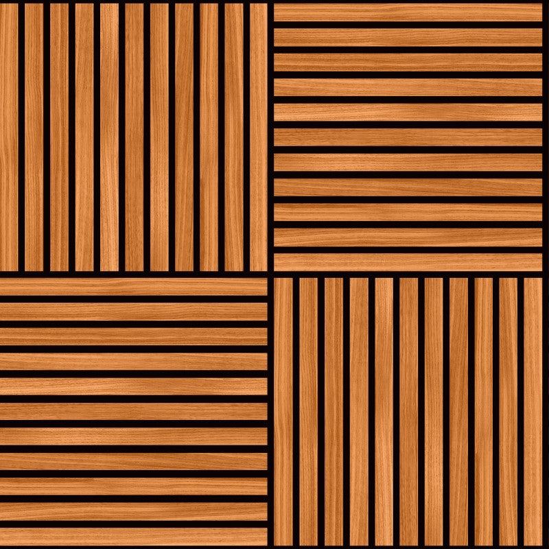 Hoopla Walls Square Slat Wallpaper