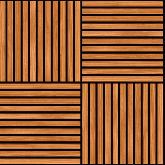 Hoopla Walls Square Slat Wallpaper