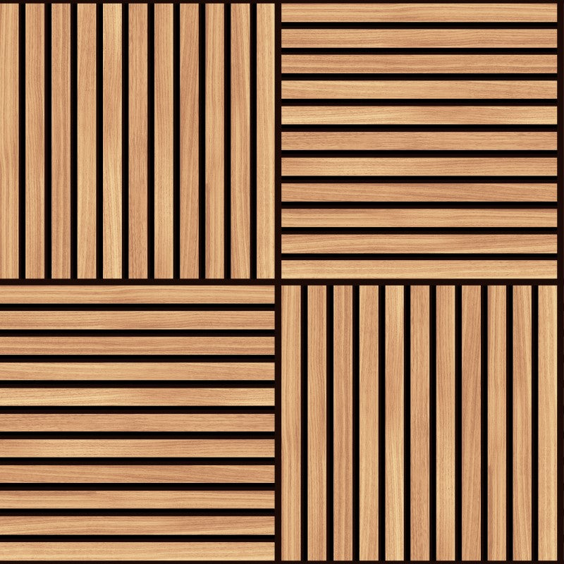 Hoopla Walls Square Slat Wallpaper