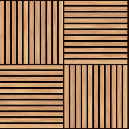 Hoopla Walls Square Slat Wallpaper