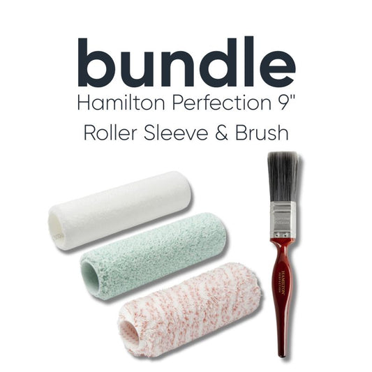 Hamilton Perfection 9" Roller Sleeve & Brush Bundle
