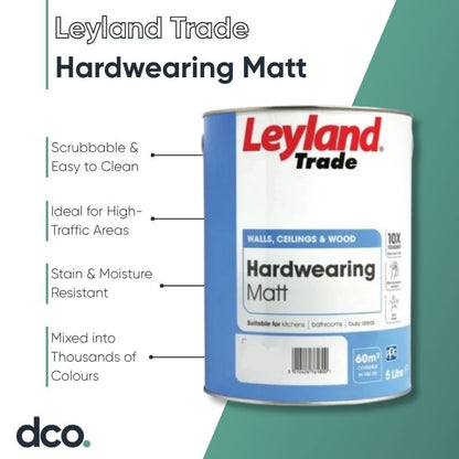 Leyland Trade Hardwearing Matt - Colour Match