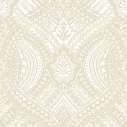 Hoopla Walls Ogee Damask Wallpaper