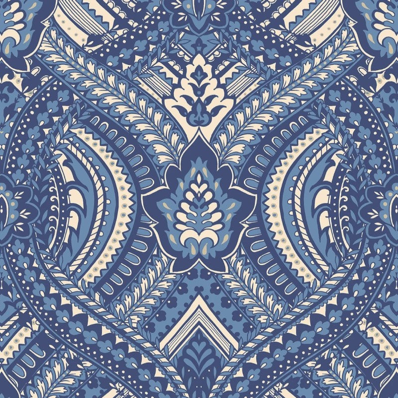 Hoopla Walls Ogee Damask Wallpaper