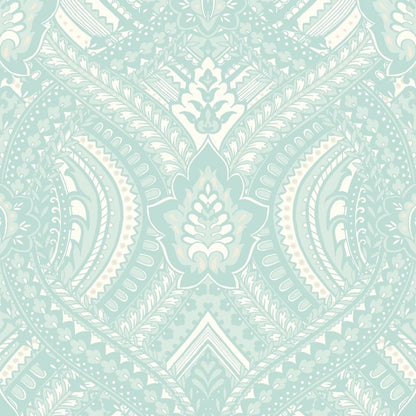 Hoopla Walls Ogee Damask Wallpaper