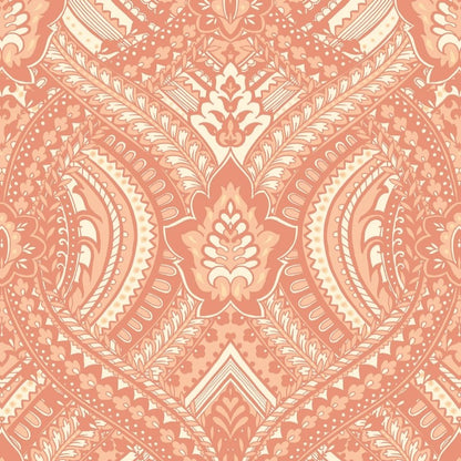 Hoopla Walls Ogee Damask Wallpaper