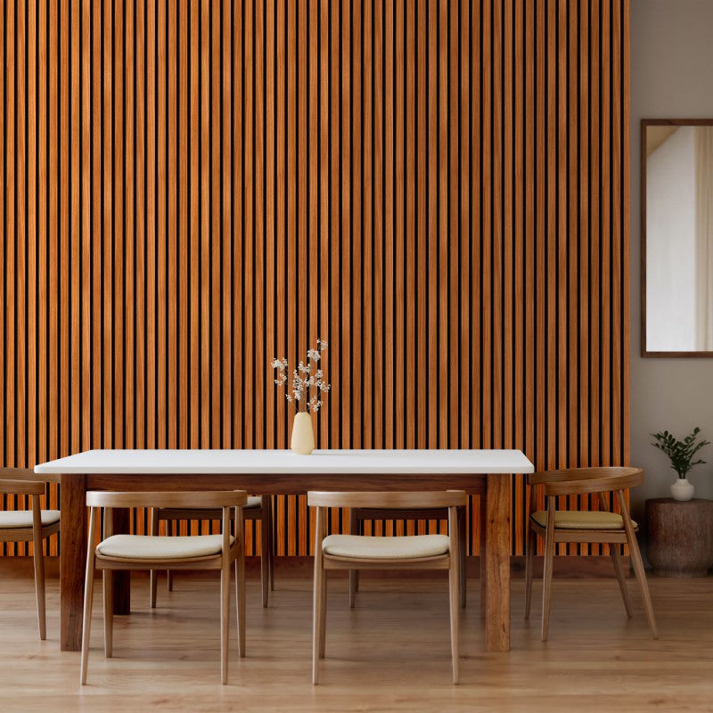 Hoopla Walls Wood Slat Wallpaper