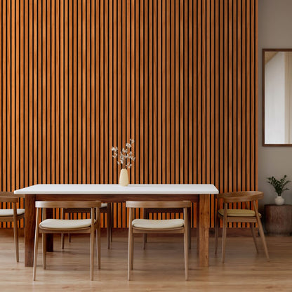 Hoopla Walls Wood Slat Wallpaper