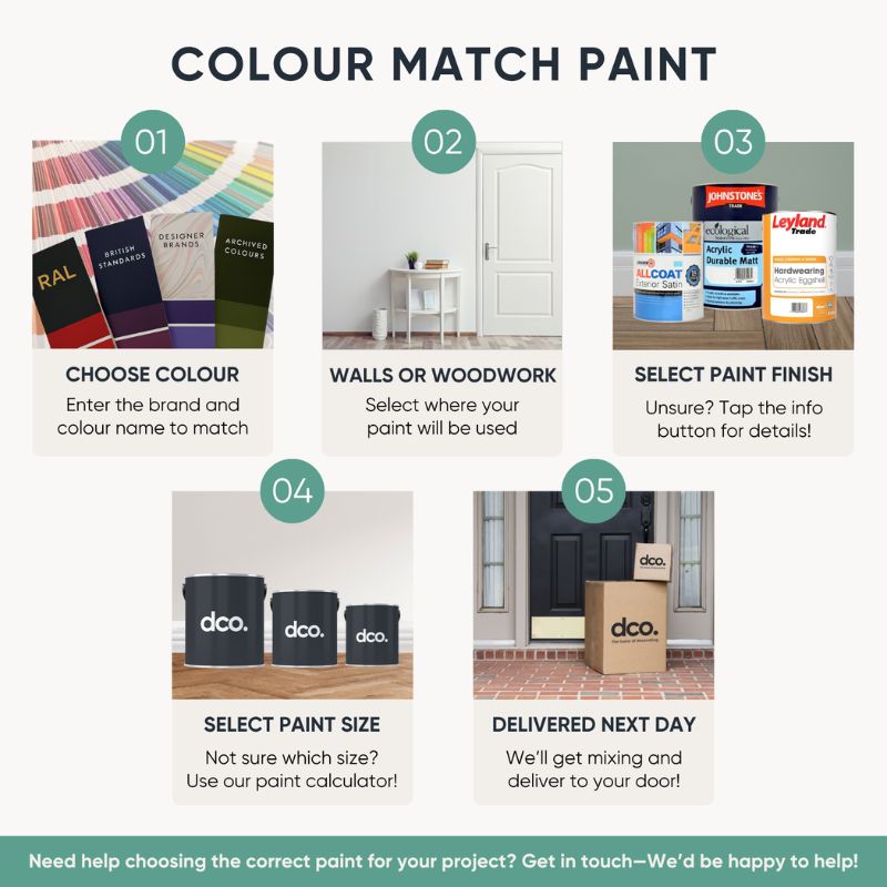 Colour Match - for interior walls & woodwork