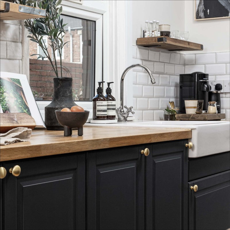 Rust Oleum Kitchen Cupboard Paint - Black Sand 750ml