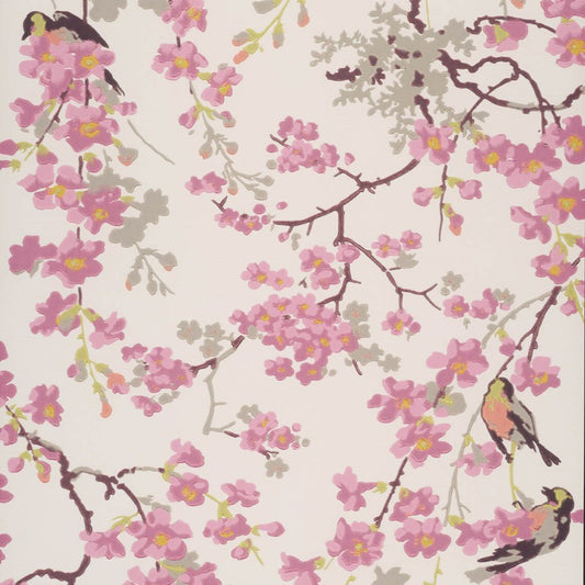 Little Greene Massingberd Blossom Wallpaper Sample - Mineral