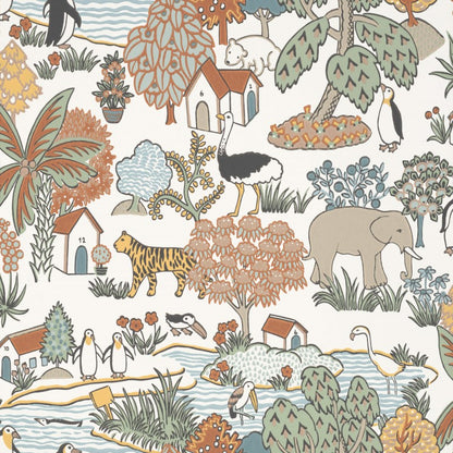 Little Greene Animal Kingdom Wallpaper