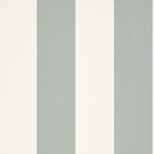 Little Greene Broad Stripe Wallpaper Sample - Celestial Blue