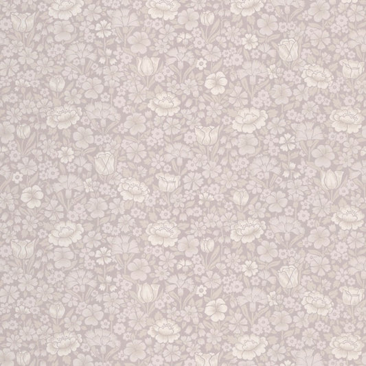 Little Greene Spring Flowers Wallpaper Sample - French Grey