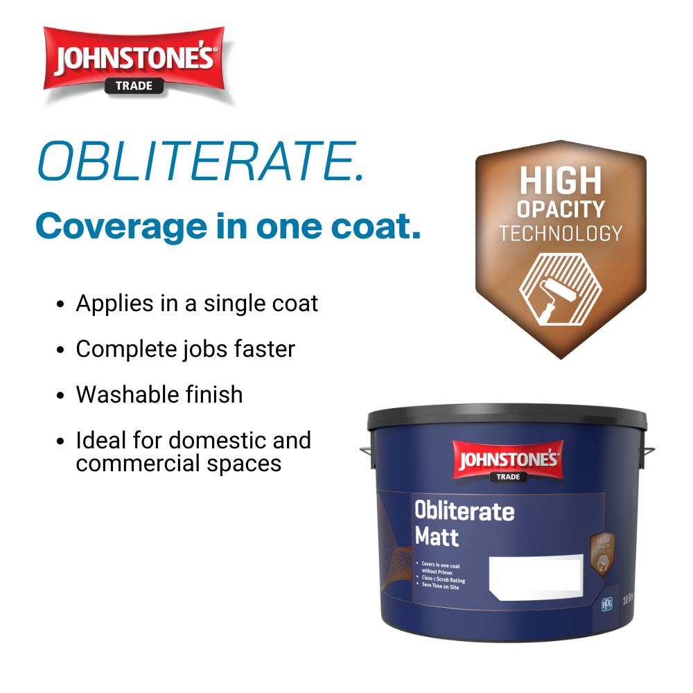 Johnstone's Trade Obliterate Matt - Colour Match