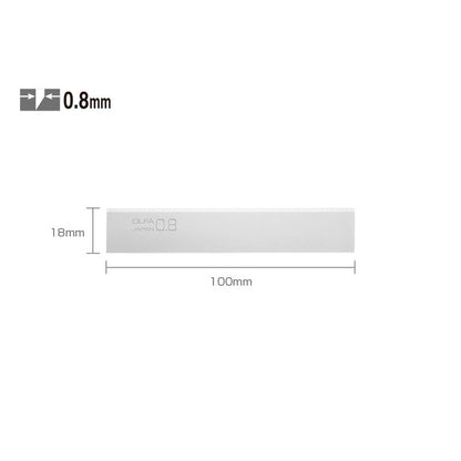 Olfa Extra Heavy-Duty Scraper Blade 100mm - OLF/BS086B (Pack of 6)