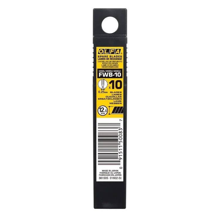 12.5mm Cutter Spare Blades FWB 10