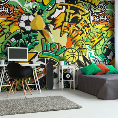 Origin Sports Graffiti Wall Mural