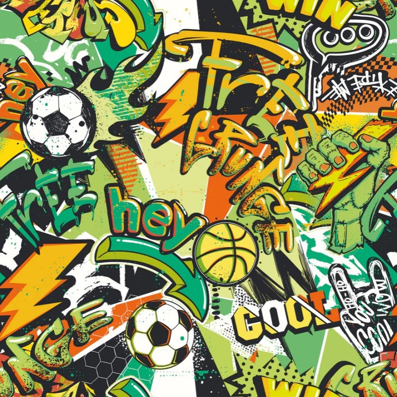 Origin Sports Graffiti Wall Mural