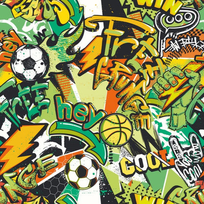 Origin Sports Graffiti Wall Mural