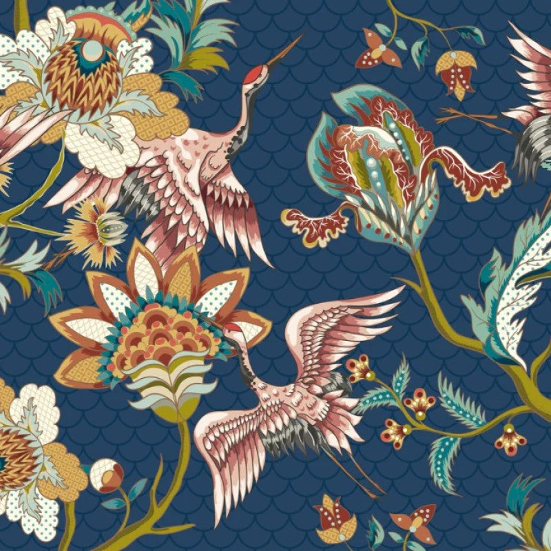 Origin Cranes In Flight Wall Mural