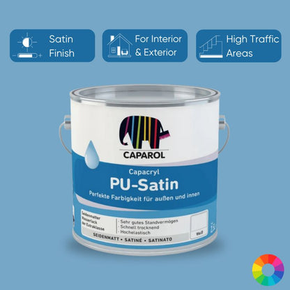 Caparol PU Satin Wood & Metal Paint - Colour Match