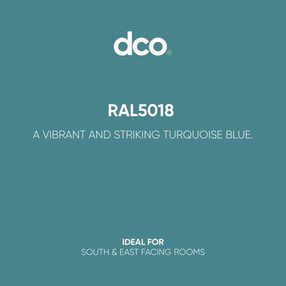 Macpherson Durable Acrylic Matt - Designer Colour Match Paint - RAL5018 5L