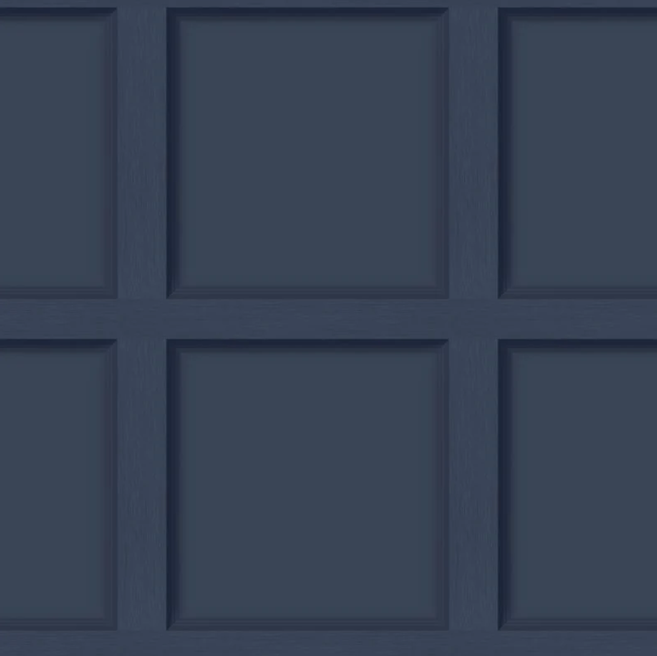Modern Wood Panel Wallpaper Navy Sample