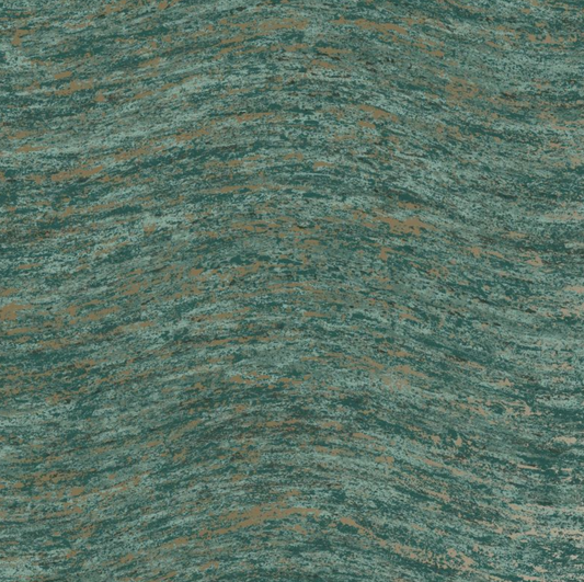 Nexus Wave Metallic Wallpaper Teal Sample
