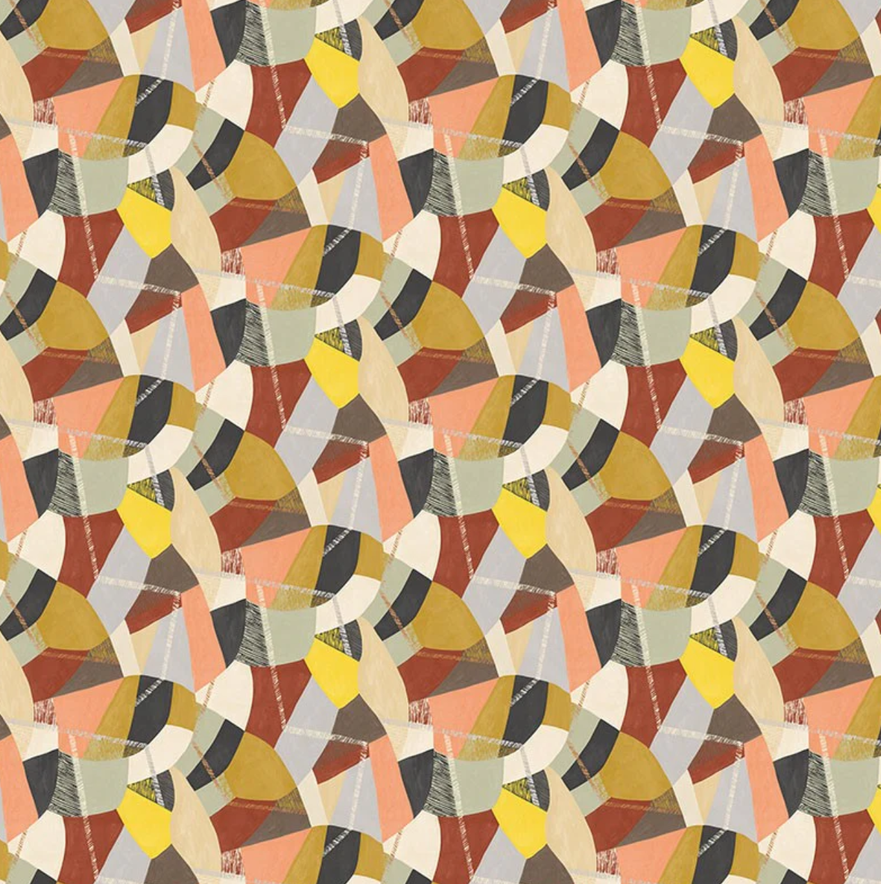 Ohpopsi Abstract Geo Wallpaper Cinnamon Sample