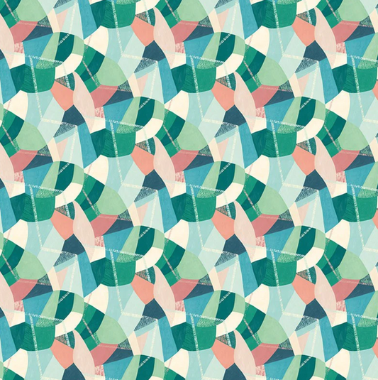 Ohpopsi Abstract Geo Wallpaper Flamingo Sample