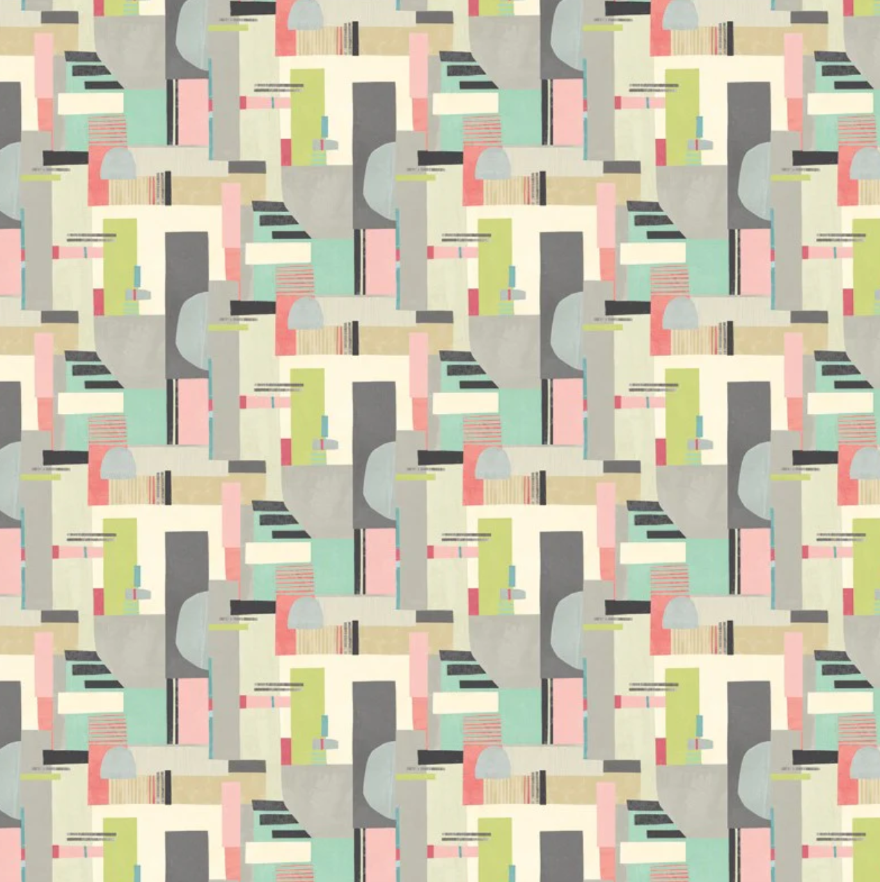 Ohpopsi Blocs Wallpaper Pastel Pop Sample