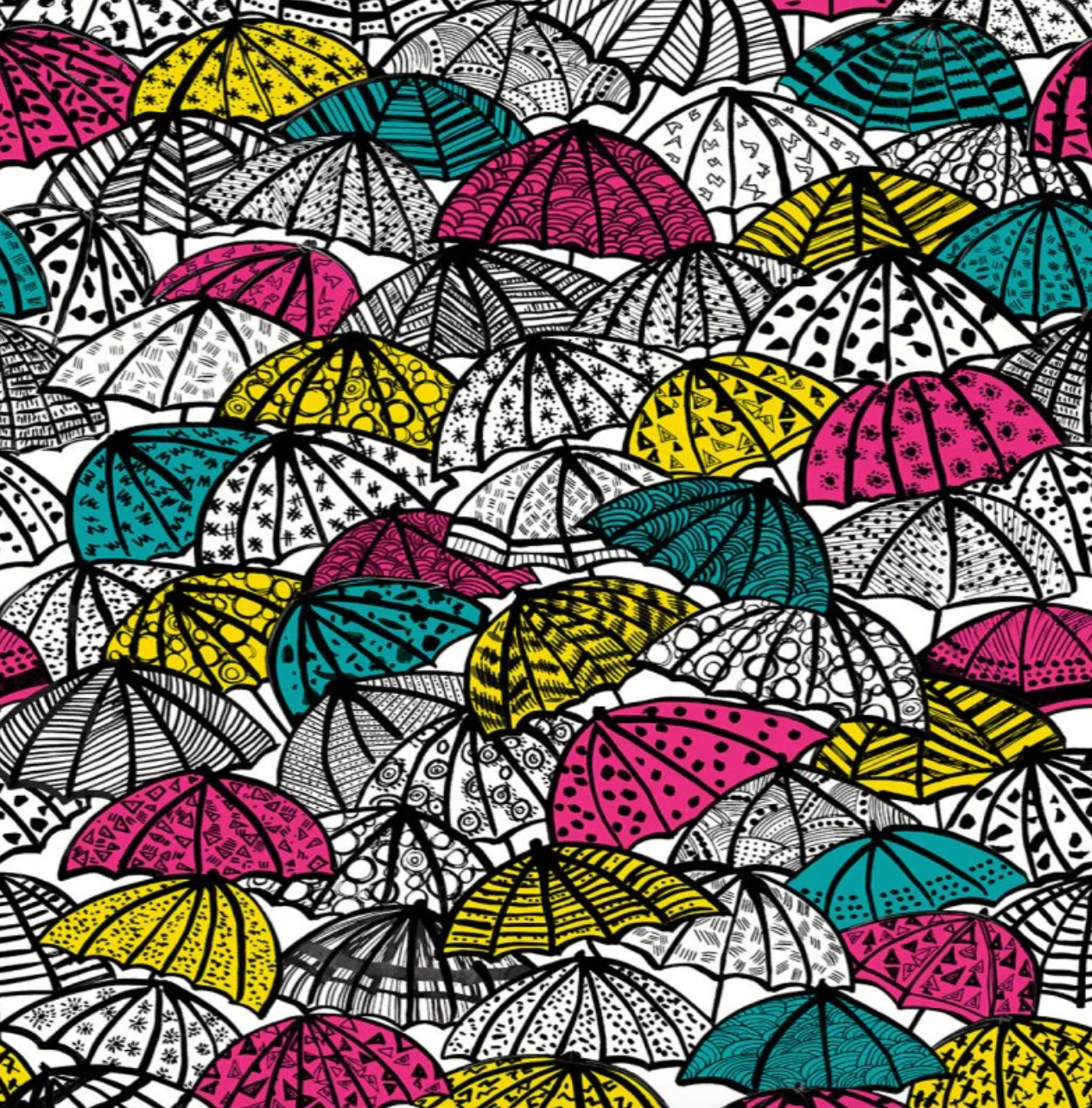 Ohpopsi Jolly Brollies Wallpaper Juicy Sample