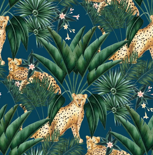 Ohpopsi Jungle Cheetah Wallpaper Ink Sample
