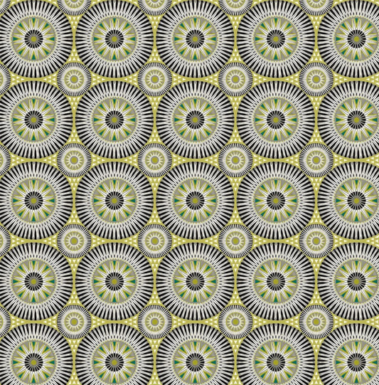 Ohpopsi Large Ellipse Wallpaper Midnight Sample
