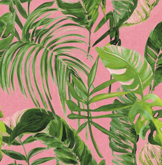 Ohpopsi Palmera Fuchsia Wallpaper Sample