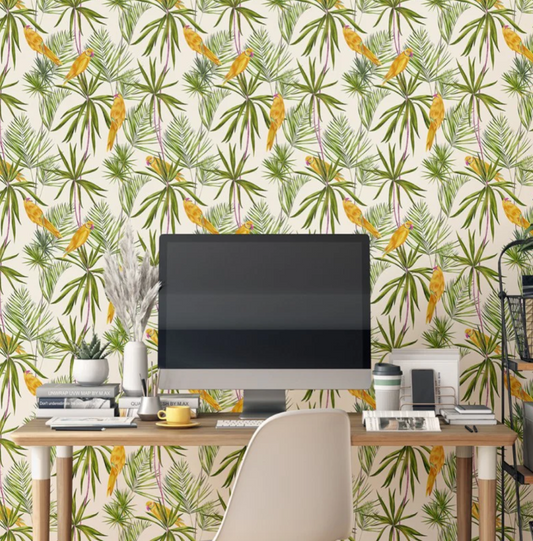 Ohpopsi Paradise Wallpaper Chalk Sample