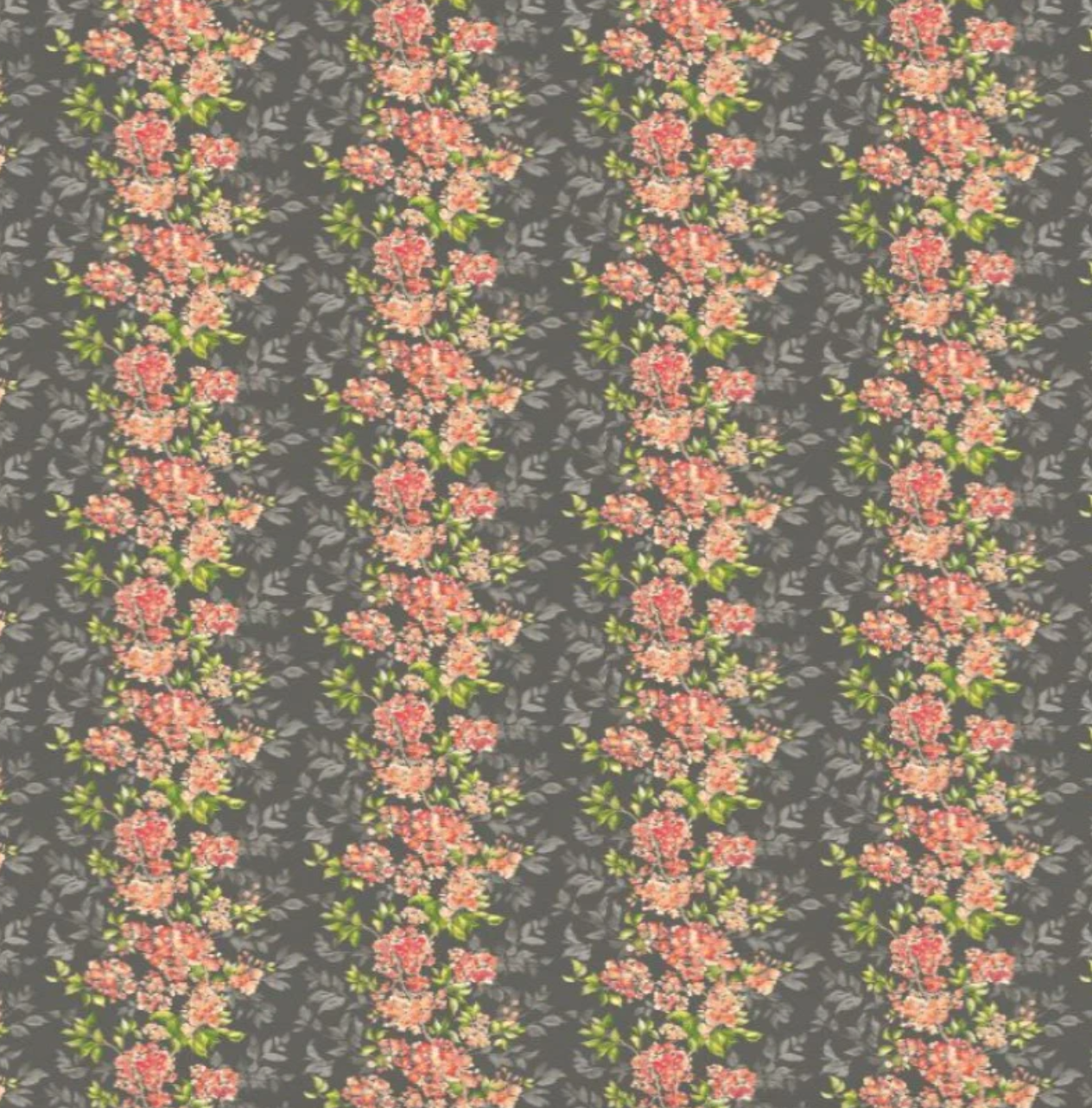 Ohpopsi Sakura Wallpaper Charcoal Sample