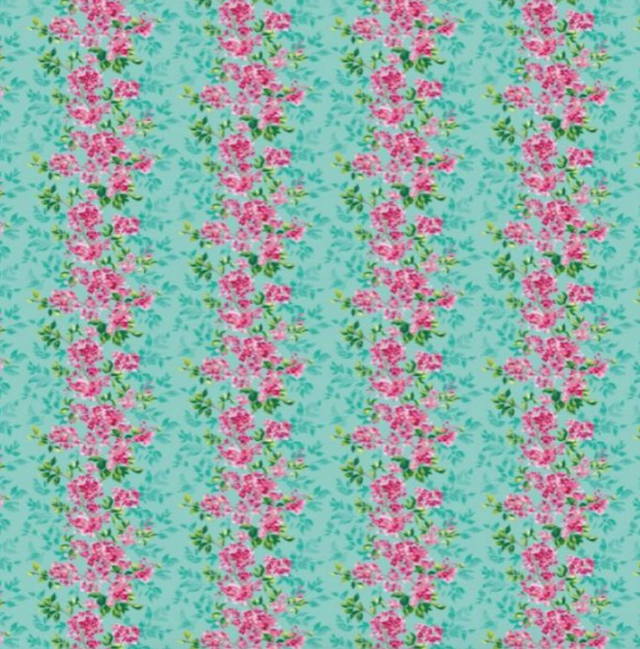 Ohpopsi Sakura Wallpaper Peony Jade Sample