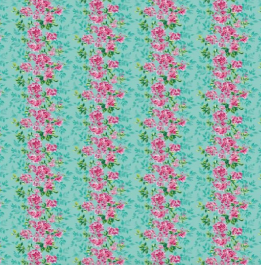 Ohpopsi Sakura Wallpaper Peony Jade Sample