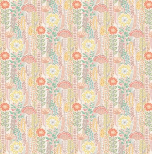 Ohpopsi Seedheads Wallpaper Ballet Slipper Sample