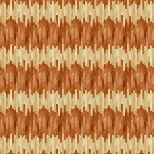 Ohpopsi Strata Wallpaper Hot Ginger Sample