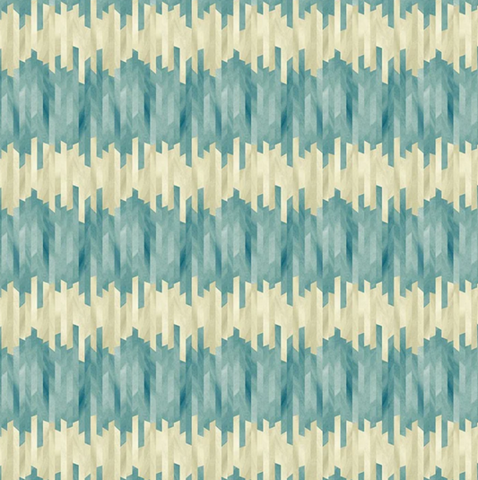 Ohpopsi Strata Wallpaper Seafoam Sample