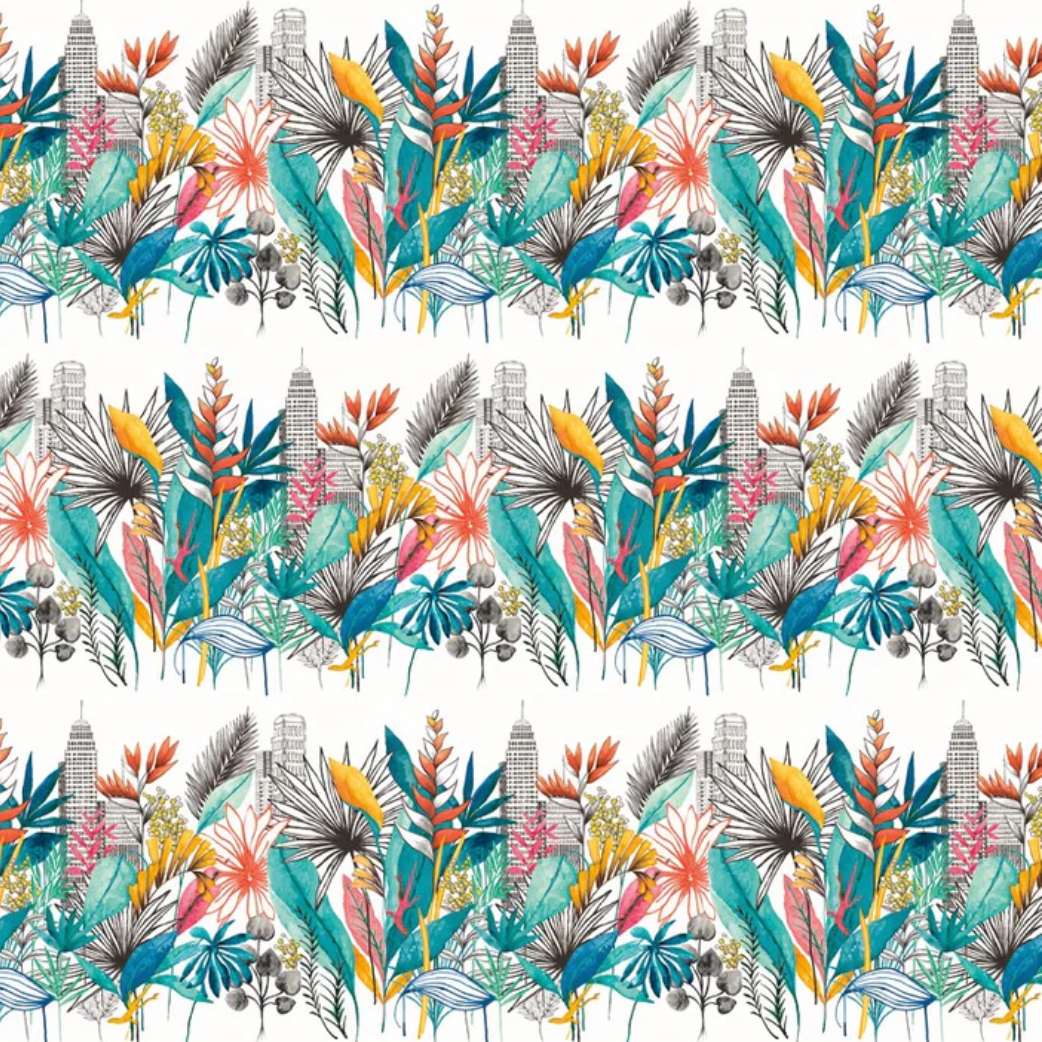 Ohpopsi Urban Tropic Wallpaper Marina Sample